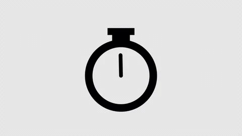 Simple Stopwatch Animation Stock Footage 304363245