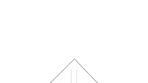 Simple straight up arrow animation video on white background Stock Footage 345029768