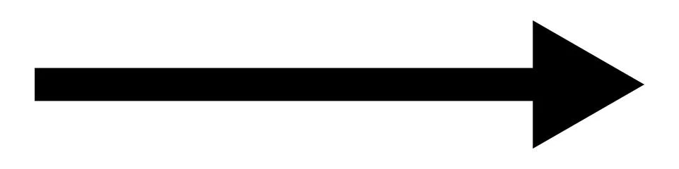 A simple straight arrow. Vector. 스톡 일러스트