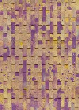 Simple stripe pattern, synthwave style. Colorful, pink and brown vertical par Stock Illustration