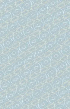 Simple stroke-built repeat outline tile texture in beige sand, ivory shell, pale Stock Illustration