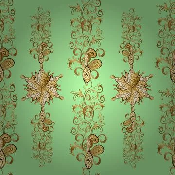 In simple style. Hand drawn wallpaper seamless pattern. Vintage background. Scri Illustrazione stock