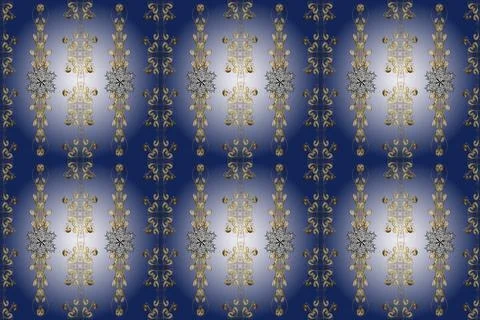 In simple style. Raster illustration. Seamless pattern for web, textile and wall Stockillustratie