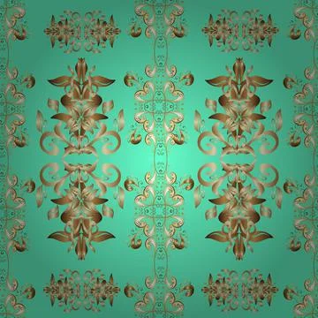 In simple style. Seamless pattern for web, textile and sketchs. Vintage beige, b Stockillustratie