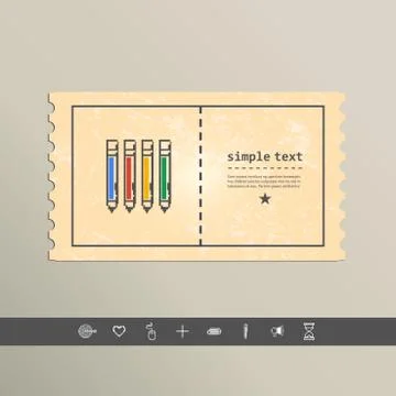 Simple stylish pixel icon handle. Vector design Stock Illustration