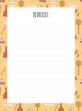 Simple stylized daily and weekly personal planners. To Do List. Eco-friendl.. Stock Illustration