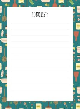 Simple stylized daily and weekly personal planners template. Organizer schedu Stock Illustration