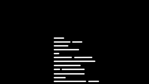 Simple stylized titles or programming rows in shapes look. For your 2d flat  Video stock 267723093