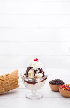 Simple Sunday on a Rustic Wood Table Stock Photos