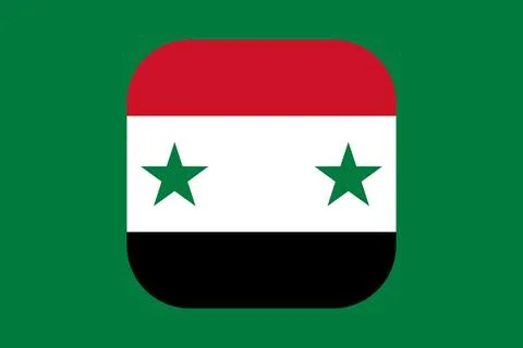 Simple syria flag illustration vector Stock Illustration