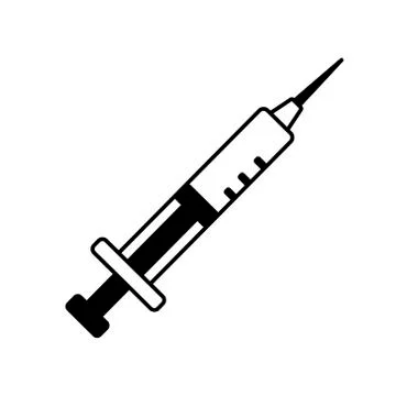 Simple syringe icon. isolated vector illustration Stock Illustration