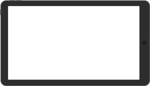 Simple Tablet Illustration Stock Illustration