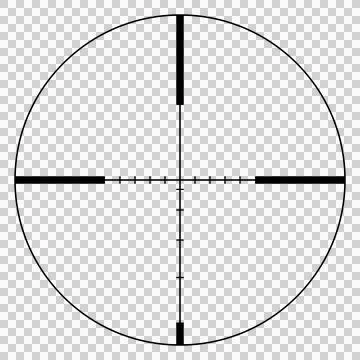 Simple target or scope icon Stock Illustration