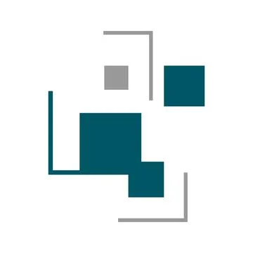 Simple tech box digital signage pixel icon tech element vector logo icon illu Stock Illustration