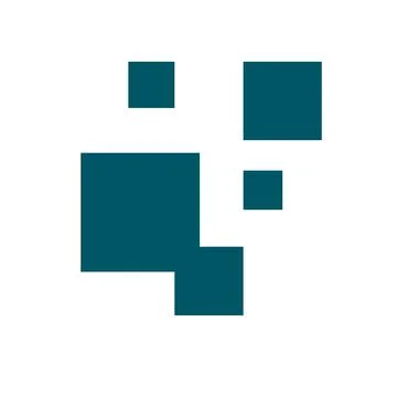 Simple tech box digital signage pixel icon tech element vector logo icon illu Stock Illustration