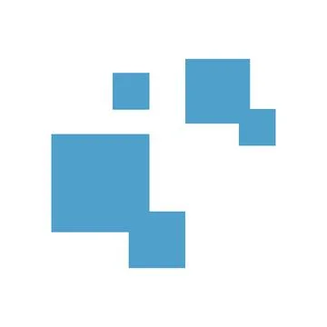 Simple tech box digital signage pixel icon tech element vector logo icon illu Stock Illustration