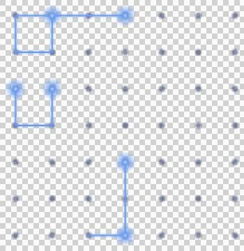 Simple technology matrix nodes transparent PNG design element Stock Photos