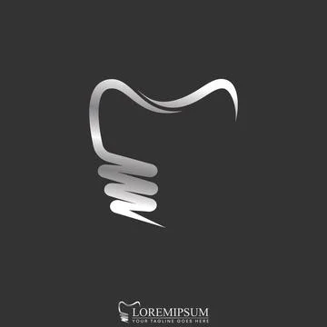 Simple teeth or tooth like letter or word M font image graphic Stock Illustration