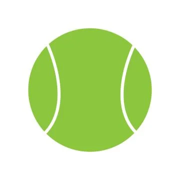 Simple tennis ball vector graphics designs 스톡 일러스트