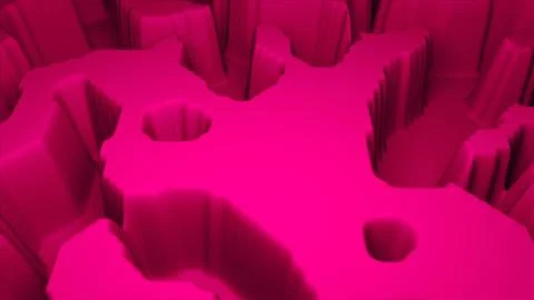 Simple terrain modern 3d surface model, 3d rendering, computer generating 스톡 일러스트