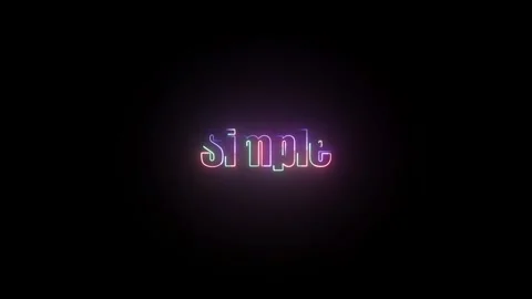 Simple Text Animation Stock Footage 324815050