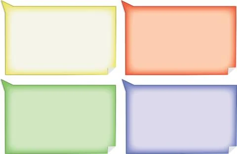 Simple text box for comments Ilustración de archivo