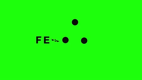 Simple Text February Animation Green screen good for social media content, .. Stock Footage 230090166
