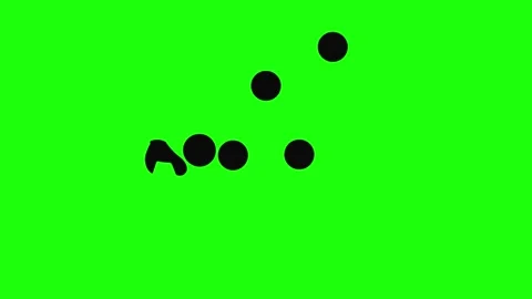 Simple Text January Animation Green screen good for social media content, d.. Stock Footage 230090181
