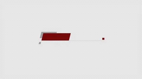 Simple text title line segmentation element blank background animation Stock Footage 243470465