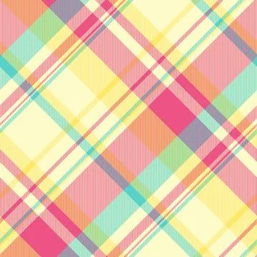 Simple textile check fabric, repeat texture tartan pattern. Deluxe backgrou.. Stock Illustration