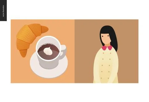 Simple things - color Stock Illustration