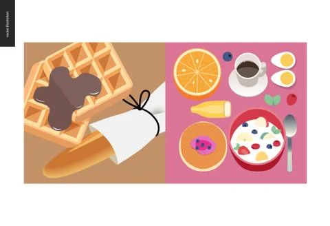 Simple things - color Stock Illustration