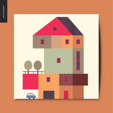 Simple things - house Stock Illustration