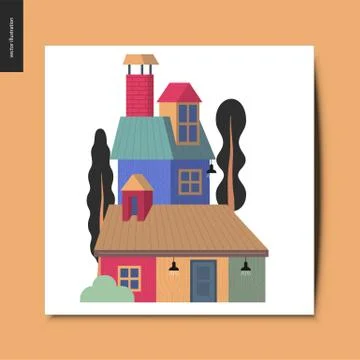 Simple things - house Stock Illustration
