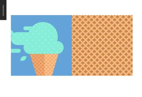 Simple things - meal Stockillustratie