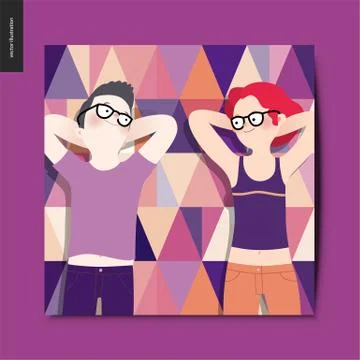 Simple things - picnic, top view 스톡 일러스트