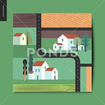 Simple things - satellite shoot Stock Illustration