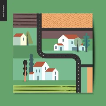 Simple things - satellite shoot Stock Illustration