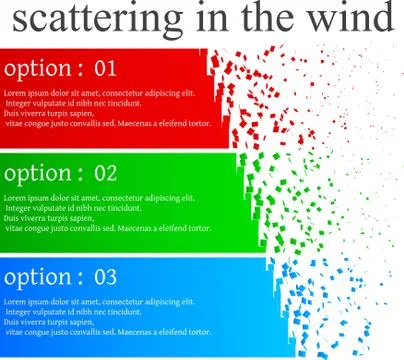 Simple three option infographic. Stock Illustration