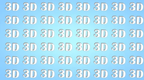 Simple tile background, 3D text Stock Footage 41393153