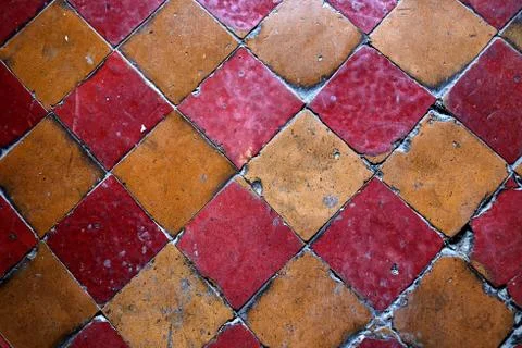 Simple Tile Shaped Background with a Grunge Texture Stock-Fotos