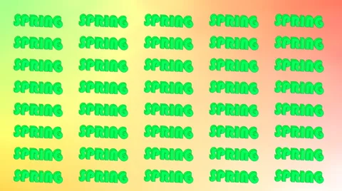 Simple tile text background, Spring. Stock Footage 41392732