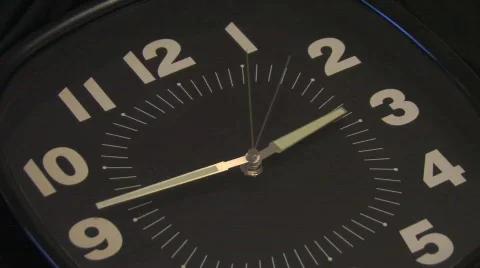 SIMPLE TIMELAPSE CLOCK Stock Footage 567552