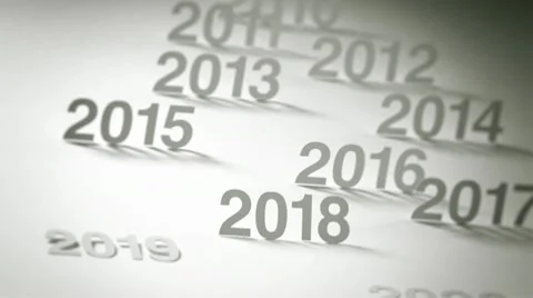 Simple Timeline Concept Animation: 2000s and 2010s HD Stock Footage 10710839