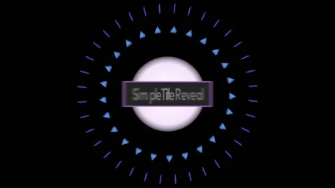 Simple Title Reveal Stock After Effects