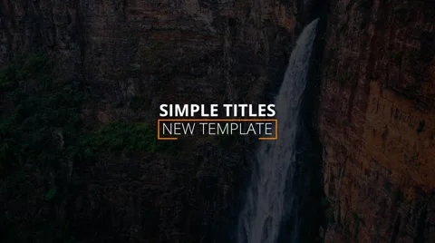 Simple titles Stock After Effects