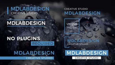 Simple Titles Stock After Effects