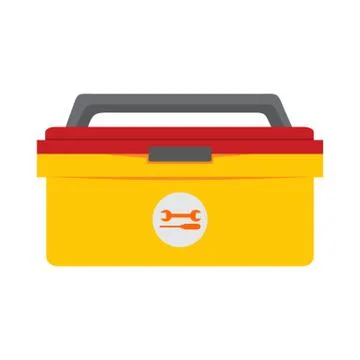 Simple Tool Box Storage Drawing Vector Illustration Graphic Stock Illustration