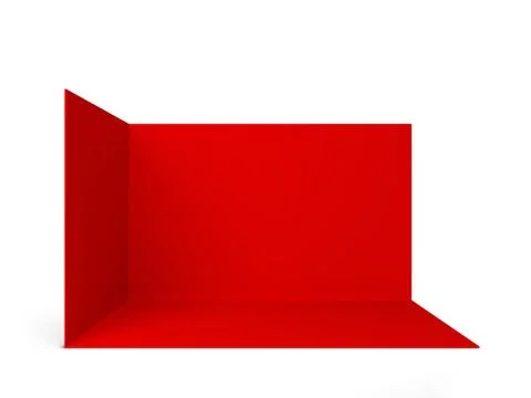 Simple trade show booth Illustrazione stock
