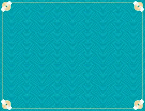 Simple traditional wave pattern 스톡 일러스트